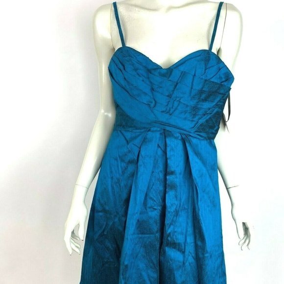 Watters 1485 Strapless Silk Dupioni‎ Bridesmaid NWT - Picture 1 of 8